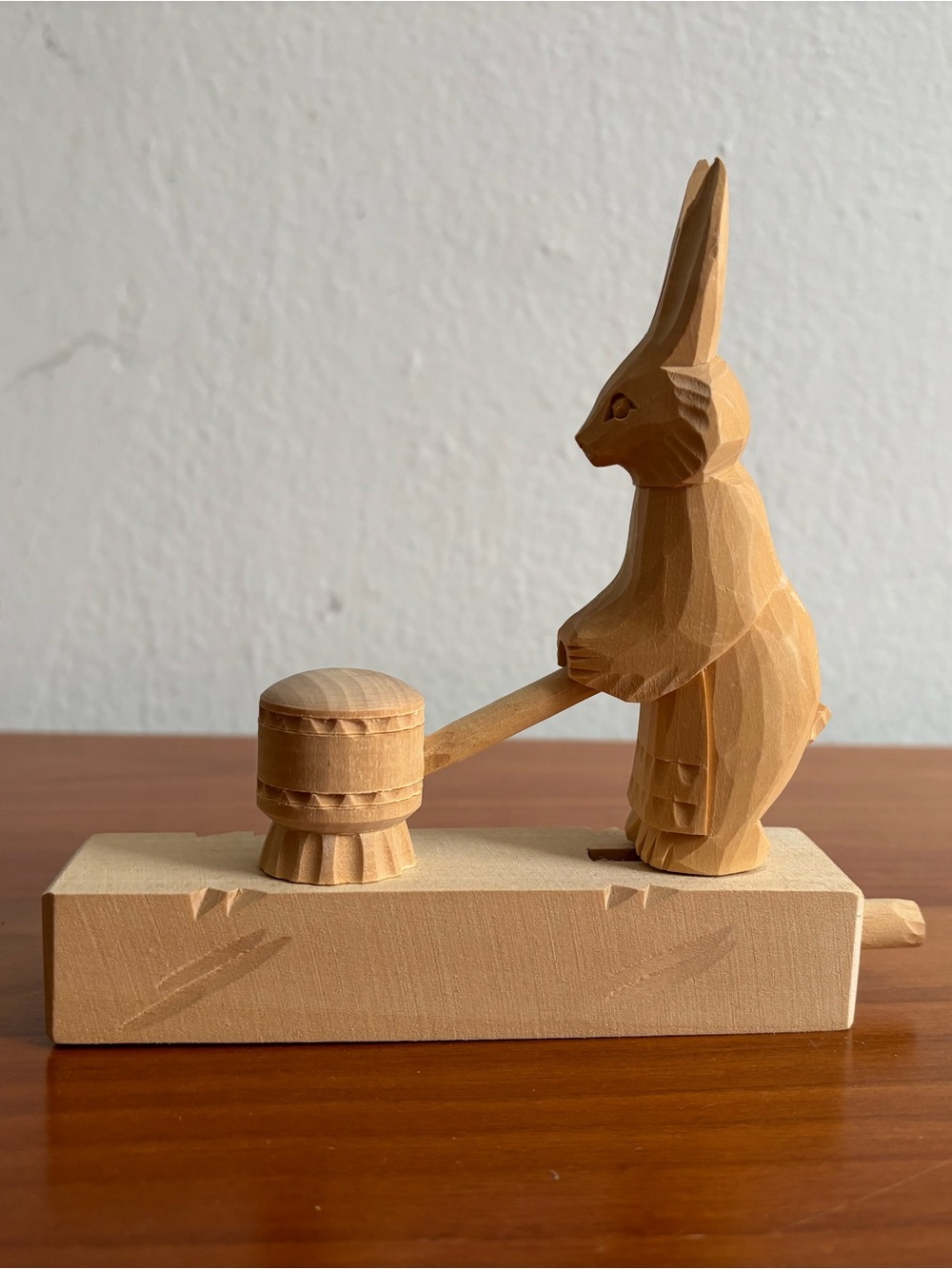 Vintage Russian Bogorodskoye hand-carved wooden motion toy Collectible - Picture 4 of 5